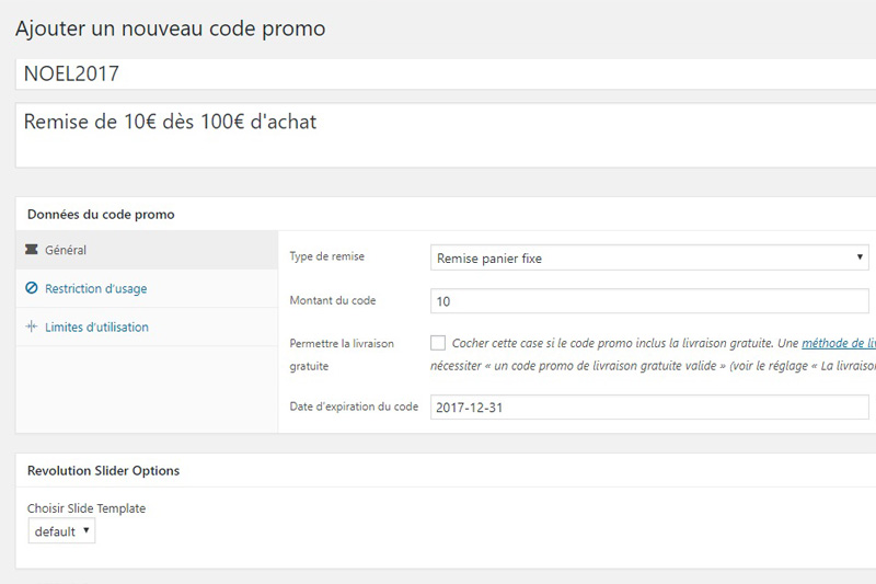 Codes promo – Woocommerce Codes promo - Woocommerce
