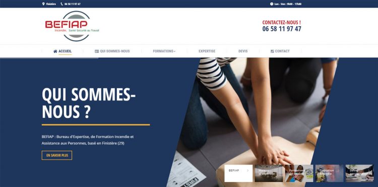 Befiap - Accueil